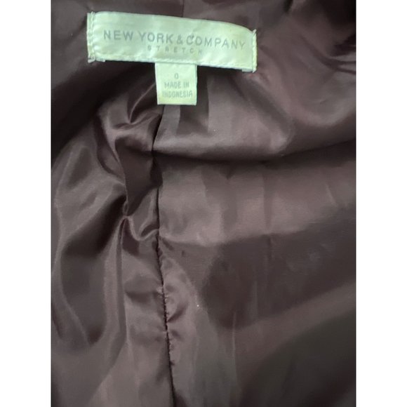 New York burgundy Velvet Blazer Stretch Collection - Picture 8 of 8